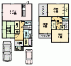 区画整理地薙いで40坪付新築 岸和田市下池田町
