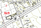 泉佐野市 中庄 更地で第二阪和国道沿い 207坪付