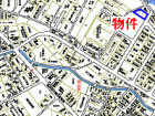岸和田市 岡山町 南東向で前面6.7m 更地でで56坪付