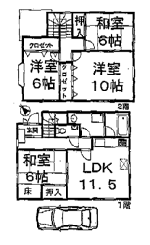 築10年の中古住宅 熊取町五門西